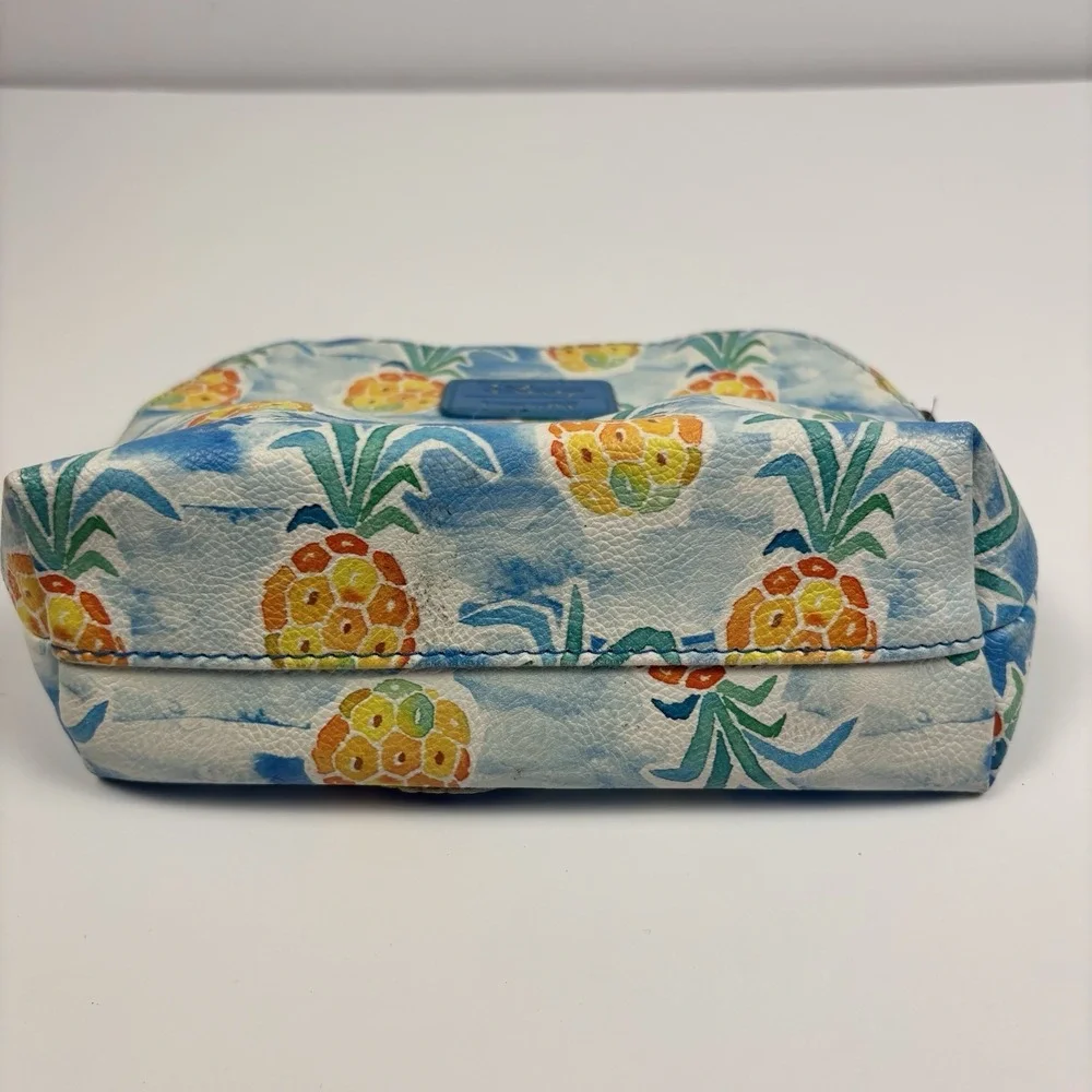 Disney‎ Lilo & Stitch Makeup Bag Cosmetic Pouch Travel Tote Pineapple